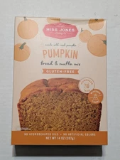 2025 Miss Jones Pumpkin Bread & Muffin Mix Gluten Free - 2 boxes total!!