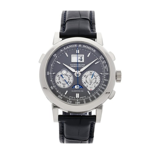 A. Lange & Sohne Datograph Perpetual Calendar White Gold 41mm Watch 410.038