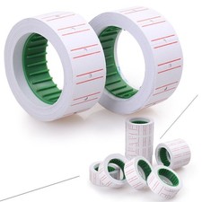 For MX-5500 Labeller Gun 10x 31mm 10x Rolls White Price Label Paper Tag Tagging
