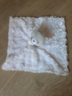 Carter's Just One You Gray Bear Clouds Security Blanket White Lovey Hugging Baby