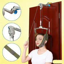 Neck Traction Stretcher Cervical Head Brace P...