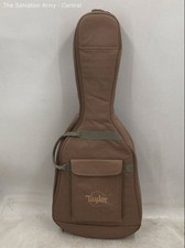 Taylor Brown Six String Cutaway Right Handed Acoustic Guitar With Gig Bag