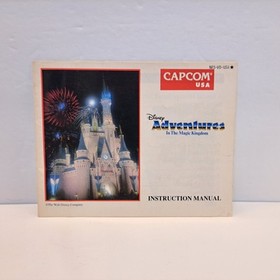 Adventures in the Magic Kingdom (Nintendo NES) Game, Manual & Inserts TESTED