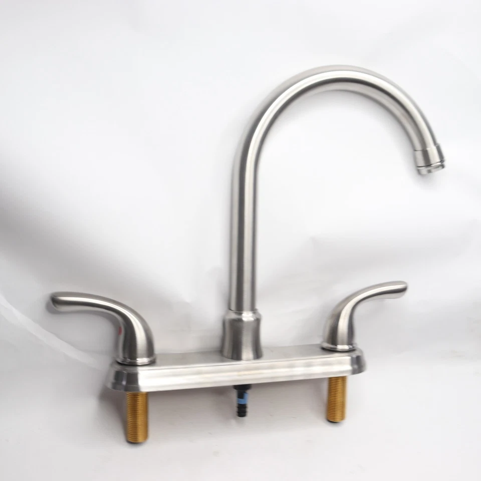 Grifo de cocina estándar de doble mango Glacier Bay HD67794-1008D2 - solo grifo Foto 2 de 4