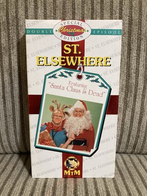 St. Elsewhere Featuring Santa Claus Is Dead VHS Tape Christmas Special Edition 