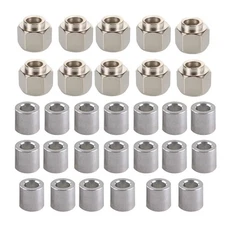 Zeberoxyz 10PCS 3D Printer Parts Hexagonal Eccentric Column with 8mm Height 