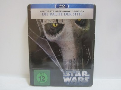 Star Wars:  Die Rache der Sith - Limited Steelbook (Episode 3) Bluray - NEU&OVP