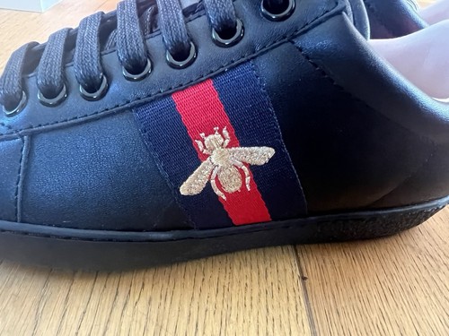 Neu GUCCI Damen ACE Sneakers - Schwarz 38 - Bild 2 von 8