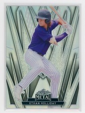2024 Leaf Metal Baseball Silver Prismatic #18 Ethan Holliday 144/185