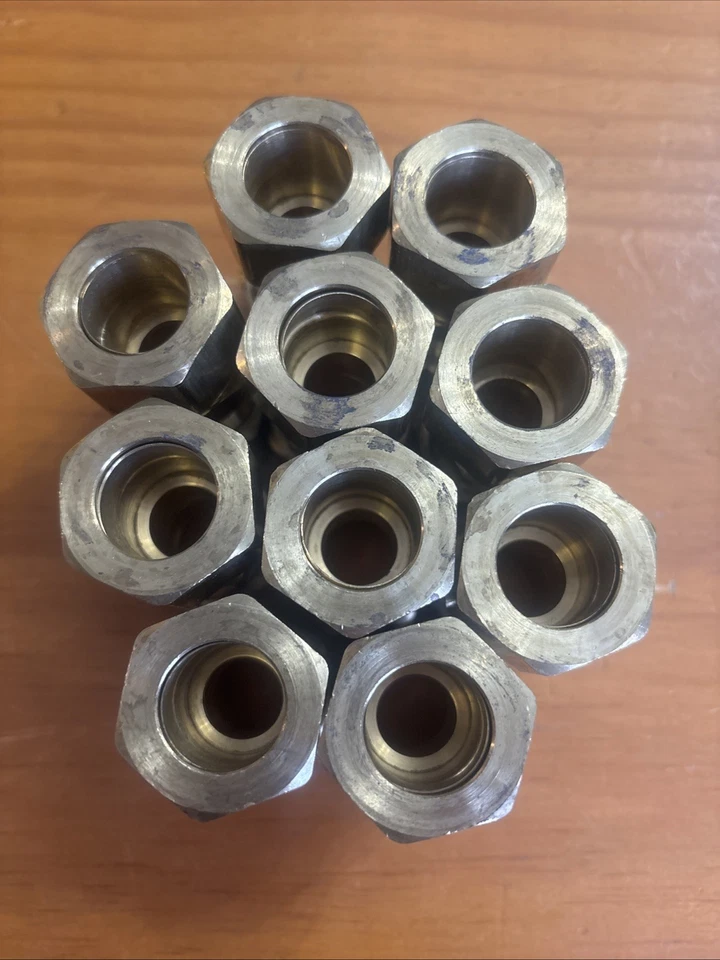 Parker 3/4” x 3/4” Brass Compression Fittings. Box of 10! 1VDA9 - Image 2 of 4