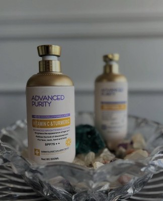 Advanced Purity Vitamin C und Kurkuma Aufhellende Lotion zur Hautpflege 500ml