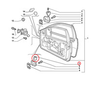 ReißVerschluss Anschluss Seite Vorne Links Fiat Punto - Lancia Y Original
