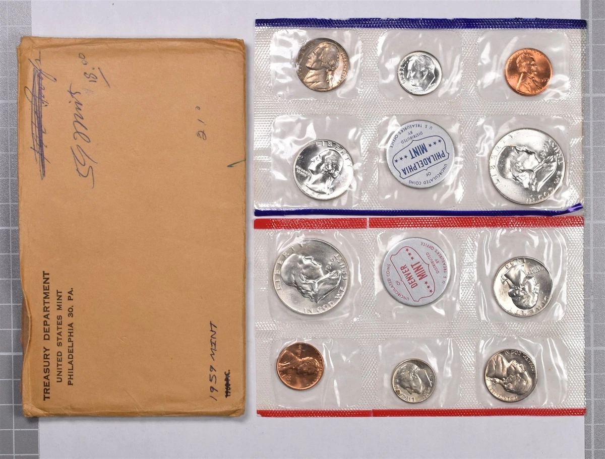 Uncertified 1959 US Coin Mint Sets for sale | eBay