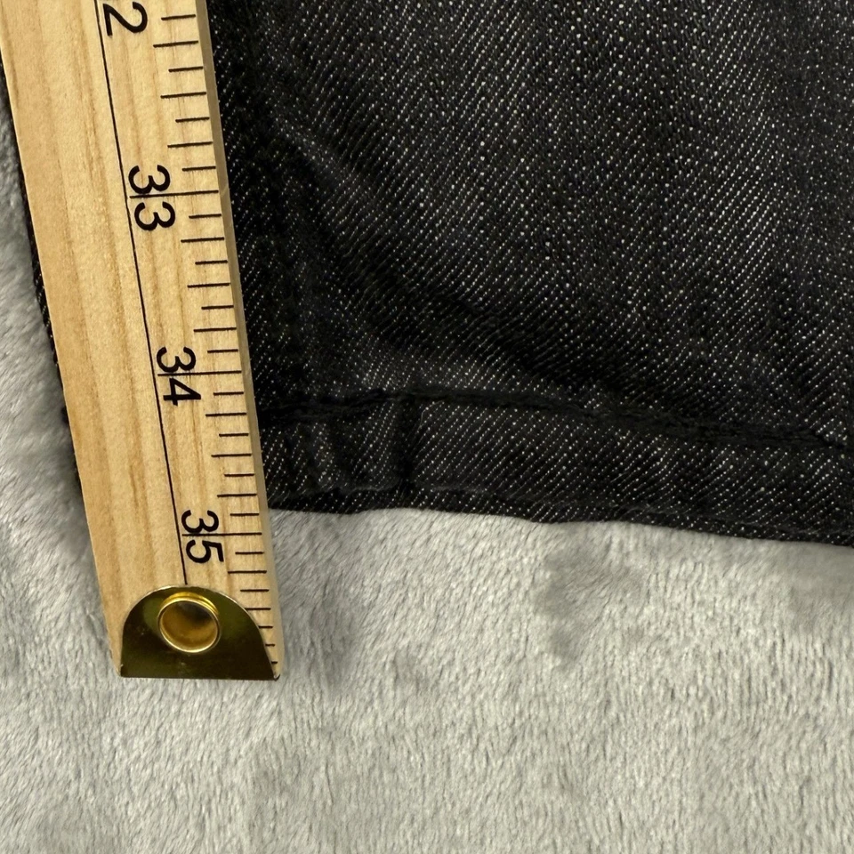 Laguna Beach Jean Co Mens Skull Embellished Dark Wash Denim Jeans 34x34 - Image 4 of 4