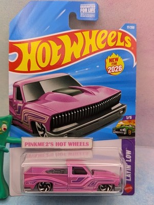 NEW➽ 2026 Hot Wheels BOUNCE'N BASS truck #17 pink;purple;ra6