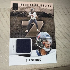 2024 Donruss Elite Cj Stroud Influential Jerseys /500 No. IJS-CST