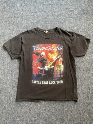 David Gilmour Band T-Shirt Pink Floyd Rattle That Lock 2016 Men s Large T-Shirt