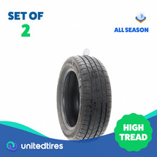 Set Of 2 Used 20555r16 Bridgestone Turanza Everdrive Enliten 94v - 10.532