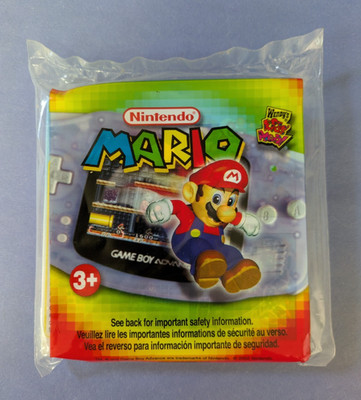 2002 Super Mario - Wendy's Kids Meal Toy - Game Boy Advance Board Game SEALED