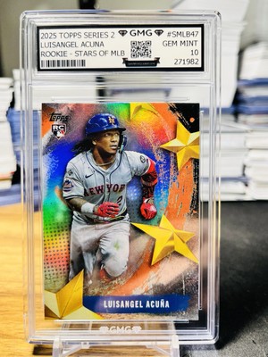 2025 Topps Series 2 Luisangel Acuna Rookie Stars Of MLB GMG Graded