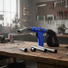 Compact Dual-Function Pneumatic Vacuum & Air Blow Gun - Efficient Workshop Tool