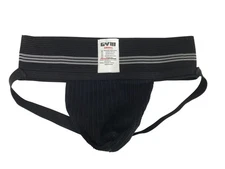 VINTAGE GYM ~ MENS SMALL ~ BLACK JOCK STRAP