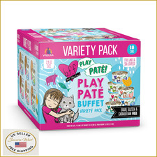 Weruva B.F.F. Play Paté Variety Pack Cat Food 2.8oz Cans - 18 Pack