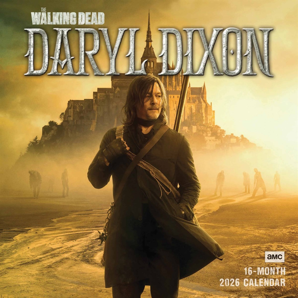 The Walking Dead, Daryl Dixon Calendar 2026, Wall Calendars, Month To View, Gift