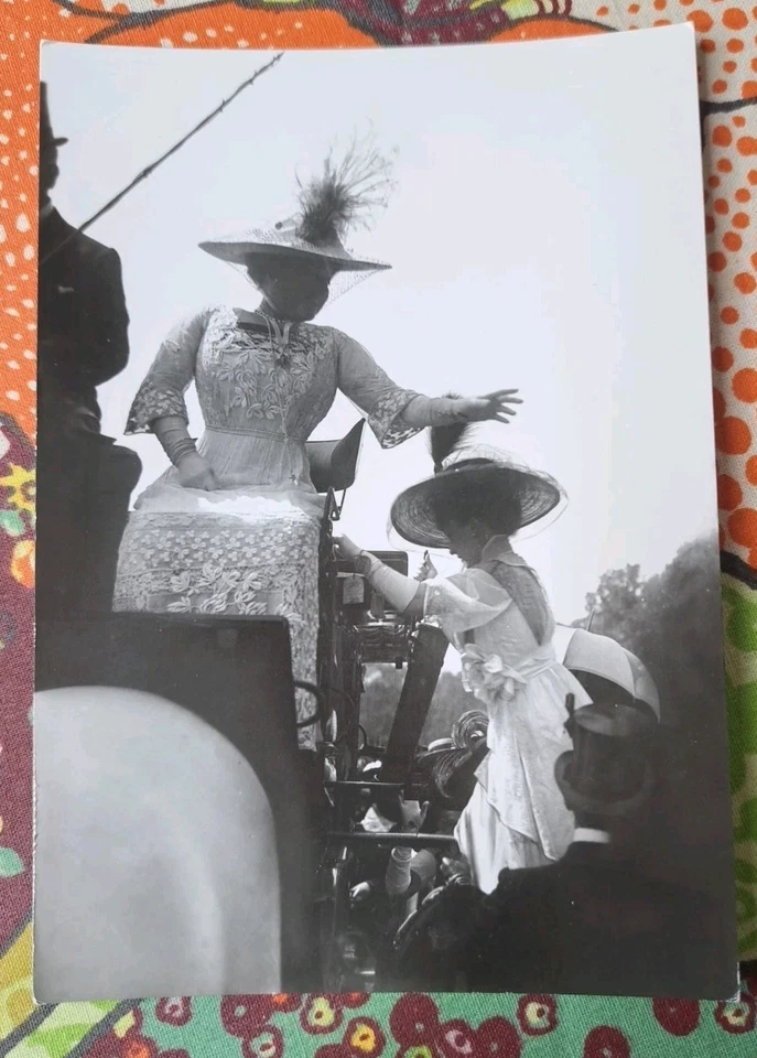 Cpa Paris 1890 1920- Paul Desoye- Mode Vintage,noir Et Blanc,art Print,Mesdames - Photo 1/1