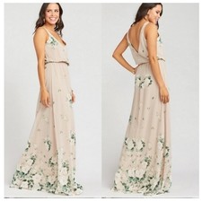Show Me Your Mumu Kendall Maxi Dress M Floral Bridesmaid Fairy Cottage Coquette