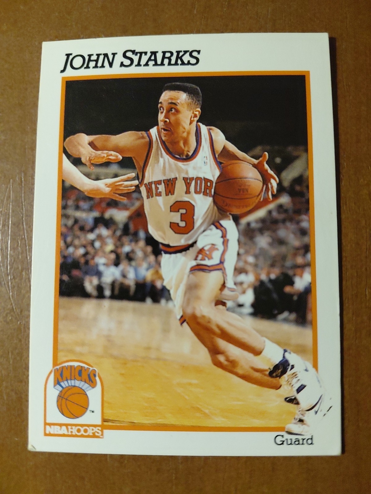 1991-92 NBA Hoops - John Starks #406 (RC)