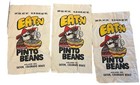 Lot 3 Vintage Unused Feedsack Fronts Eat’n Pinto Beans Eaton Colorado — photo 1