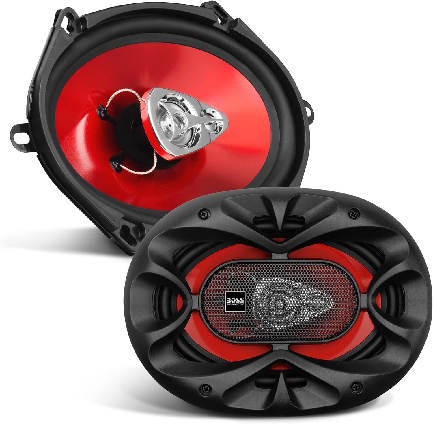 Altavoces De Audio Para Coche BOSS Rango Completo Fuerte Bocina Carro 5x7 In 3W