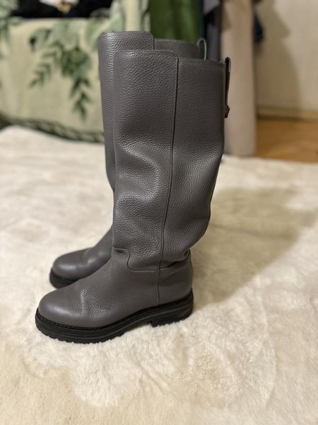 Women Sergio Rossi Boots Grey 36