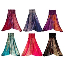 Blumen Haremshose mit bequemer, lockerer Yoga Kleidung