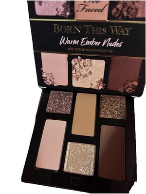 Too Faced Born This Way Warm Ember Nudes Mini Eyeshadow Palette 0.15 oz