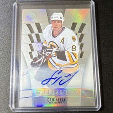 2021-22 Upper Deck SP Game Used Purity Legends Cam Neely Autograph /25 Bruins