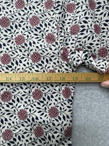 Ben Sherman Shirt Mens Medium White Floral Casual Streetwear Coastal Beach Party - Picture 4 of 8