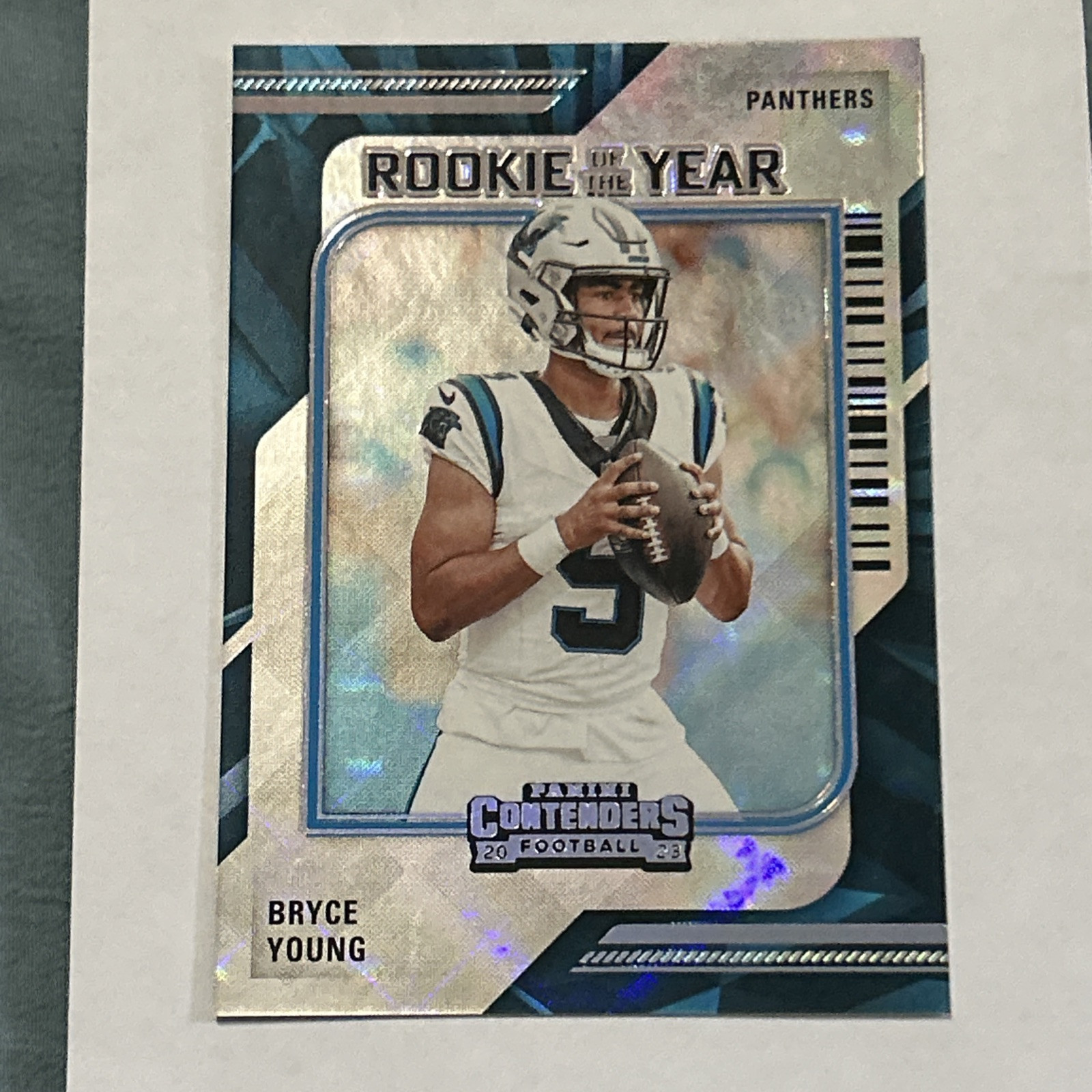 BRYCE YOUNG 2023 CONTENDERS ROOKIE OF THE YEAR SILVER HOBBY SP