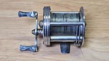 Vintage BRONSON MERCURY No. 2550 Casting Reel USA Level Wind Works Marbled Knobs