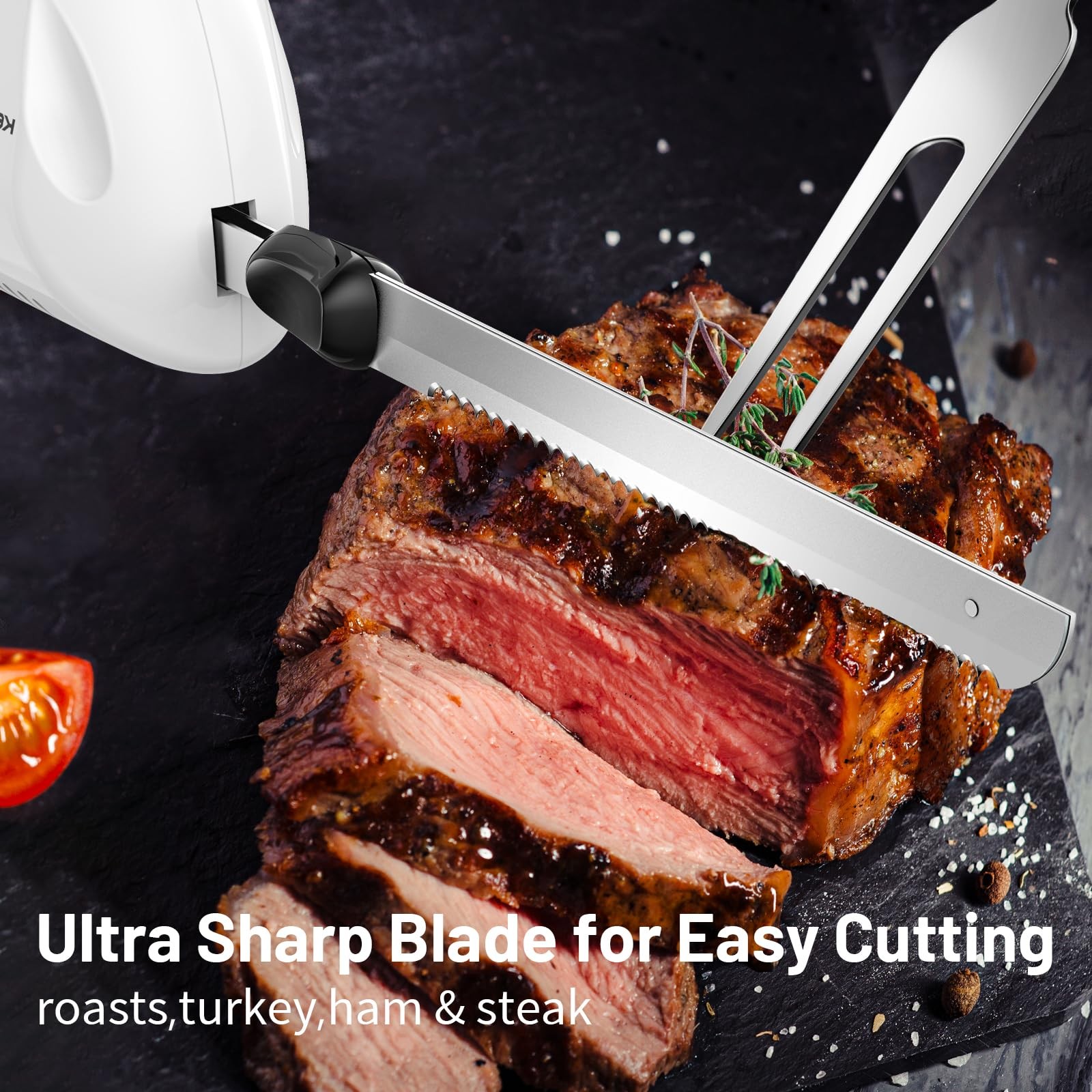 Electric Knife for Carving Meats, Poultry, Bread, Crafting Foam and More