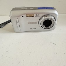Olympus FE-120 6.0 MP Compact Digital Camera Silver Tested