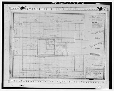 Photo:Cape Canaveral FL 1956 Launching Pad 17B Plan Structural Drawing