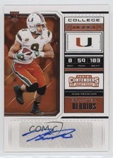 2018 Panini Contenders Draft Picks College Ticket Braxton Berrios #282 Auto b8h