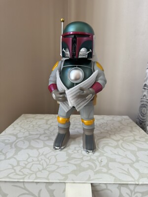  Ron English - Autographed Iron Skin Boba Fett Grin Vinyl Figure 198/500 