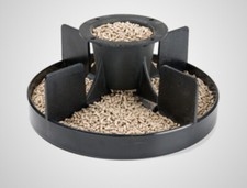 10" Pan Feeder Attachment (Poultry, Pheasant, Game Bird, Chicken) (VERMIN-PROOF)