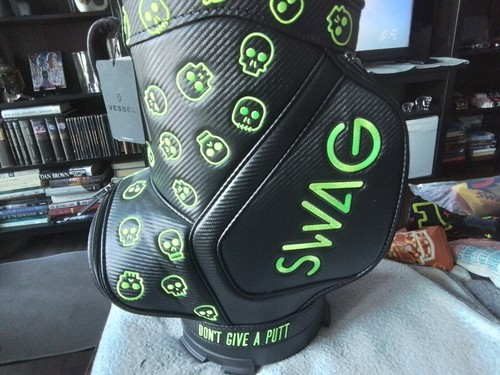 Swag Golf green VESSEL Den Caddy -- NEW! GREEN AND BLACK - Picture 3 of 7