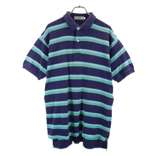 Polo YVES SAINT LAURENT modello bordo manica corta L sistema navy uomo