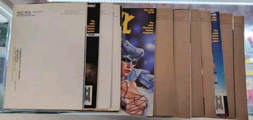VTG Heavy Metal Magazine 1984 Complete Lot January thru December FN/VF Est. 1977 - Picture 1 of 15