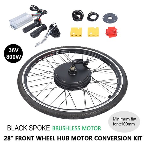 Kit conversione ruota anteriore 28" 36V bici elettrica kit conversione motore ebike - Foto 12 di 31